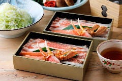 【ランチ】出汁しゃぶ 「水仙 すいせん」(ずわい蟹、厳選豚肉)