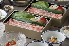 【個別鍋の出汁しゃぶ】お祝い会席 「祝 いわい」(厳選豚肉)*前日までの要予約