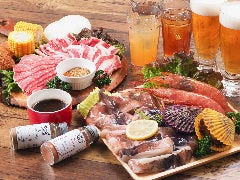 ご当地キューピー【B級グルメ】13個セット Good BBQ 山田池公園 コース：お肉と海鮮どちらも楽しめる！『ミックス