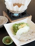 鱧と新玉ねぎの出ししゃぶ小鍋 鱧と新玉ねぎの出ししゃぶ小鍋