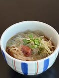 冷やしそうめんと生順菜 冷やしそうめんと生順菜