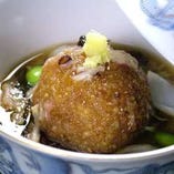 蓮根饅頭蟹餡かけ 蓮根饅頭蟹餡かけ