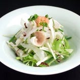 京野菜とふぐ皮のサラダ 京野菜とふぐ皮のサラダ
