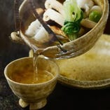 松茸と鱧の土瓶蒸し 松茸と鱧の土瓶蒸し