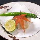 海老芋白扇揚げ 海老芋白扇揚げ