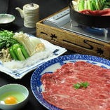 京野菜と松阪肉のすき焼 京野菜と松阪肉のすき焼