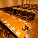 少人数~60名様 様々な空間をご用意 少人数~60名様 様々な空間をご用意