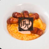 呪いを掴んだチーズオムレツ 明太ソース 呪いを掴んだチーズオムレツ 明太ソース