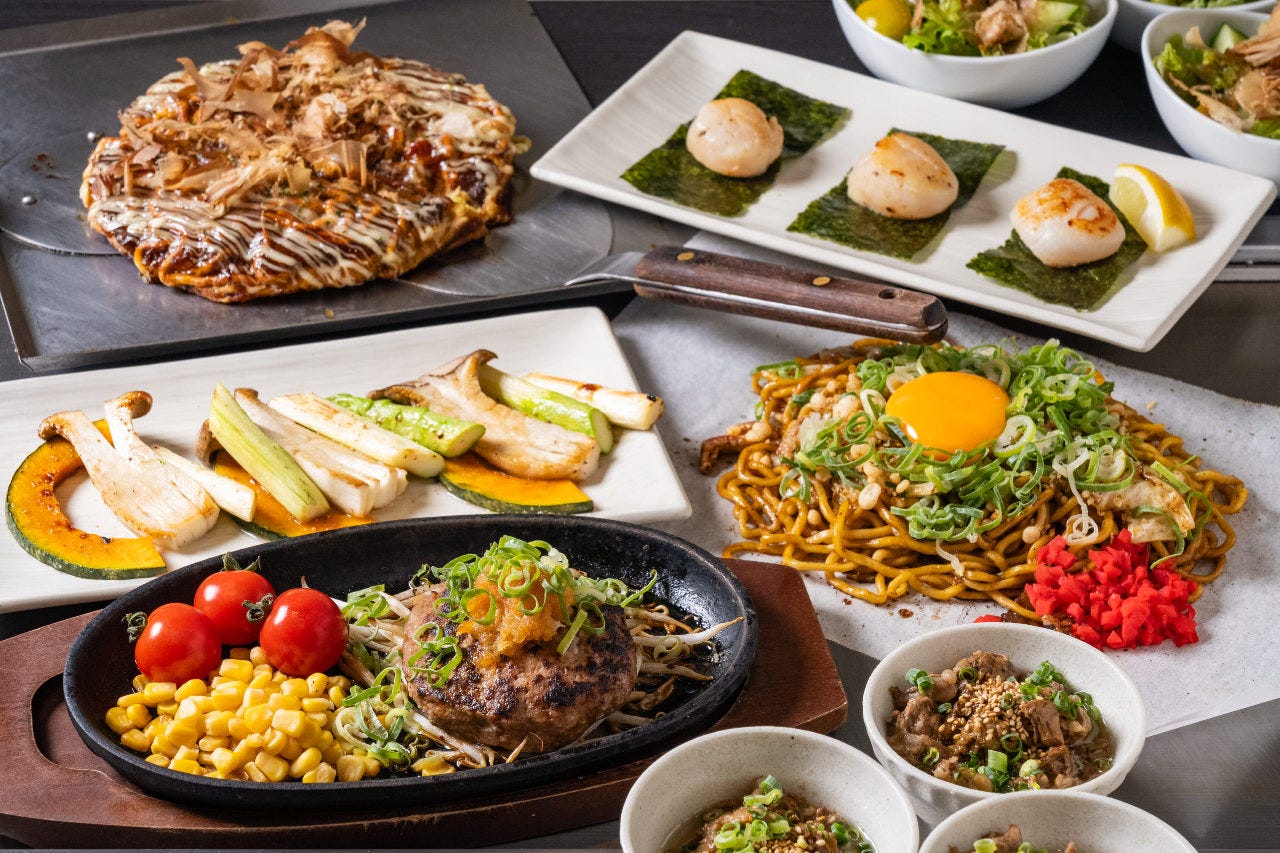 大阪 お好み焼・鉄板焼 居酒屋 88 パチパチ GEMS新橋店 - 本格大阪お好み焼