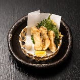 松茸の天麩羅 松茸の天麩羅