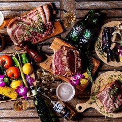 アートと音楽の屋上BBQビアガーデン BACK YARD 横浜ビブレ店 メニュー