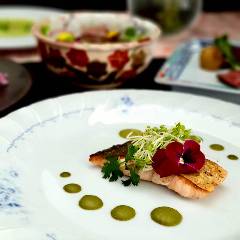 Web限定【鉄板焼ランチ】蔵王 〜国産牛と魚介(おすすめの鮮魚など)のランチ〜