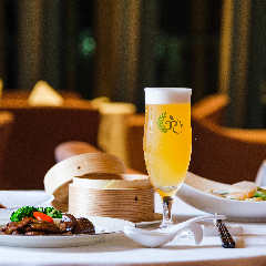 響(ひびき)ふかひれ姿煮・鮑・帆立貝・蟹・大海老・和牛など全6品+選べるワンドリンク