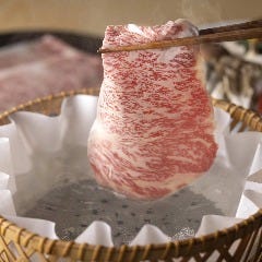 【年末年始限定】厳選豚肉と和牛の出汁しゃぶ会席「招福 しょうふく」