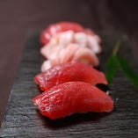 ■旬の新鮮魚介を使った寿司懐石 ■旬の新鮮魚介を使った寿司懐石