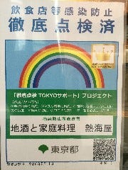東京都徹底点検済み認証店舗です。スタッフ全員、ワクチン接種済みですので、安心してご来店ください。