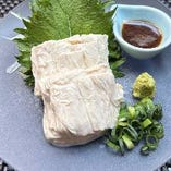 生ゆば刺し 本わさび醤油 生ゆば刺し 本わさび醤油