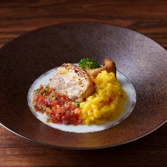【ランチ/平日】GARDEN LUNCH COURSE ~秋の味覚 選べるメインディッシュ+前菜+スープ+デザート付~