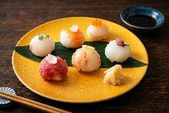 手まり寿司体験コース(厳選豚肉の出汁しゃぶ・抹茶付き)*前日までの要予約