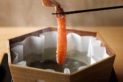 【個別鍋の出汁しゃぶ】四季会席 「貴船 きふね」(ずわい蟹、和牛サーロイン、厳選豚肉)*前日まで要予約