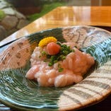 鱈白子刺し 鱈白子刺し