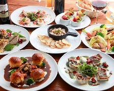 飲み放題付きのコース料理! 飲み放題付きのコース料理!