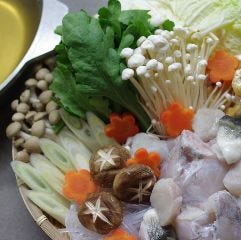 【冬季のみ】ふぐ鍋 全7品|てっさ、てっ皮、てっちり、ふぐ唐揚をお楽しみいただくフルコース