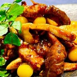 お勧め5.特選牛モモ肉と木野子の黒胡椒醤炒め お勧め5.特選牛モモ肉と木野子の黒胡椒醤炒め