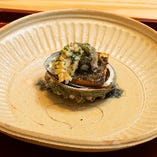 アワビバター焼き中華そば肝ソース炒め アワビバター焼き中華そば肝ソース炒め