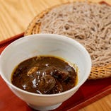 牛すじカレー蕎麦又は五島手延べうどん 蕎麦粉ナン付き 牛すじカレー蕎麦又は五島手延べうどん 蕎麦粉ナン付き