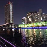 オシャレな中之島の夜景を一望♪ オシャレな中之島の夜景を一望♪