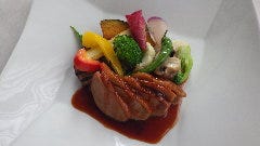 鴨胸肉のロティ オレンジソース 鴨胸肉のロティ オレンジソース