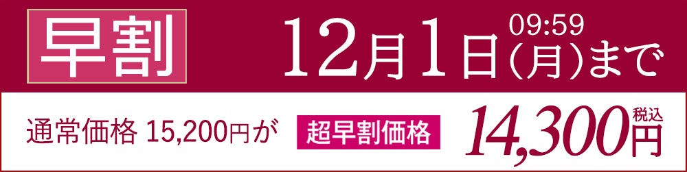 現在の価格 2025年12月1日9時59分まで