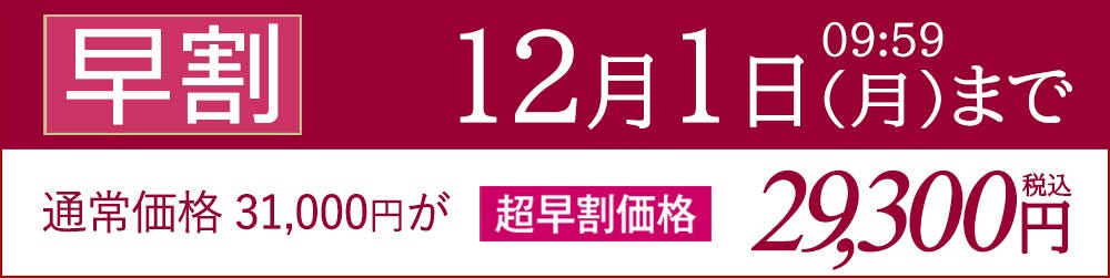 現在の価格 2025年12月1日9時59分まで