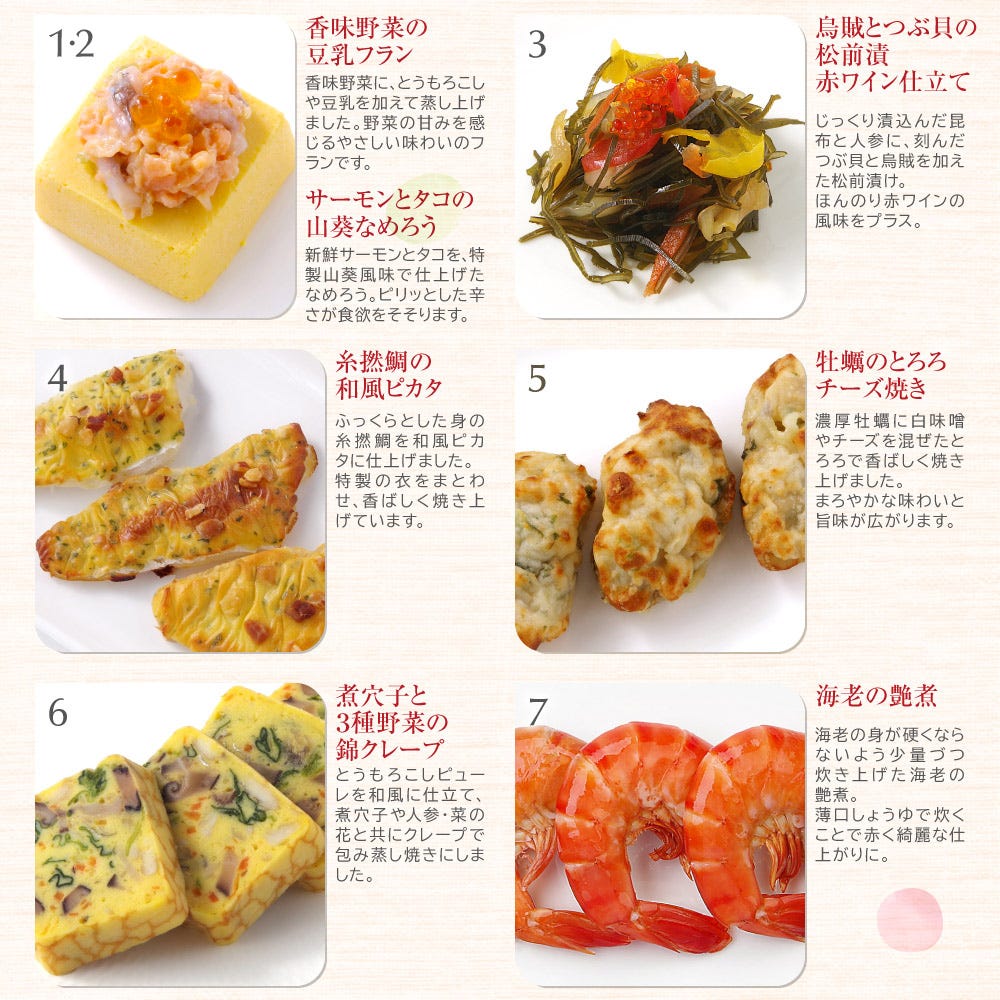 お試しおせち メニュー02 おせち 洋風 おせち料理 予約 オードブル