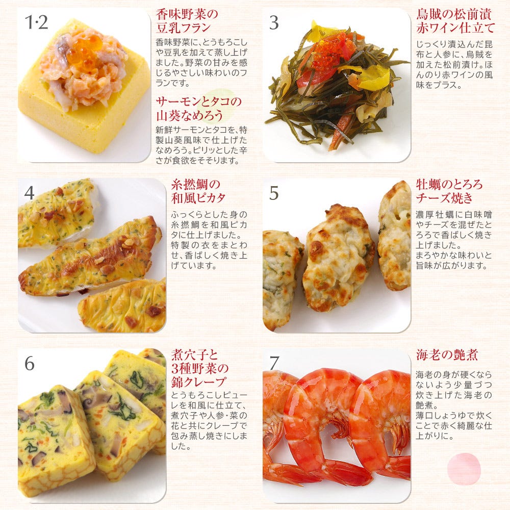 お試しおせち メニュー02 おせち 洋風 おせち料理 予約 オードブル