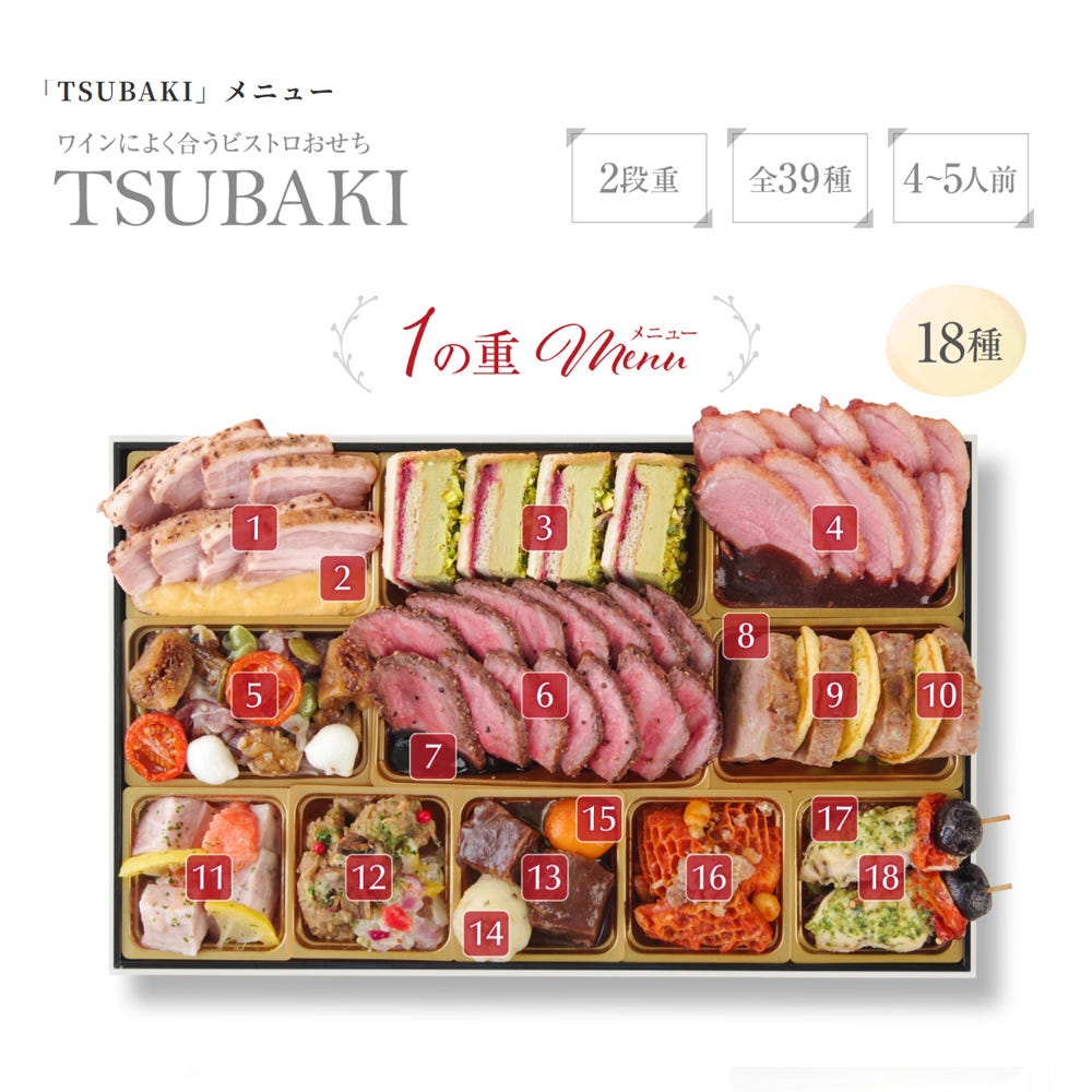メニュー1 ビストロ おせち オードブル おせち料理 