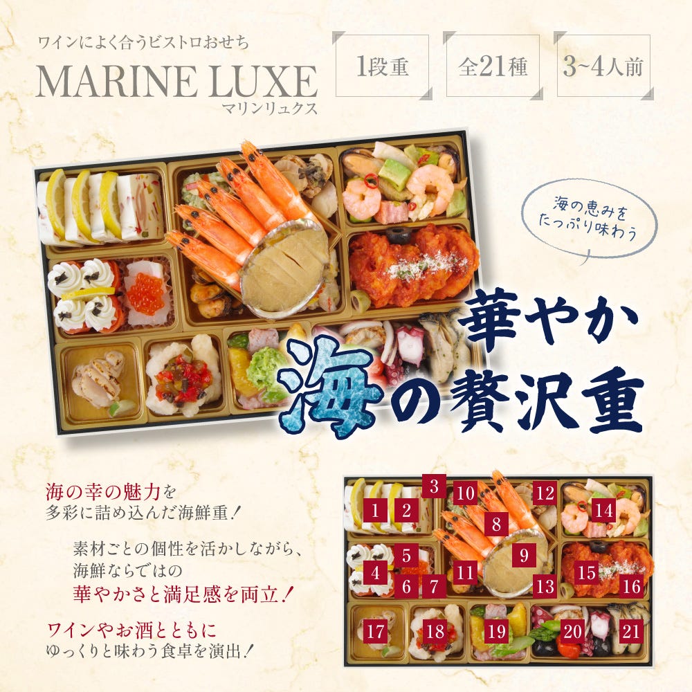 メニュー1 ビストロおせち オードブル おせち料理 