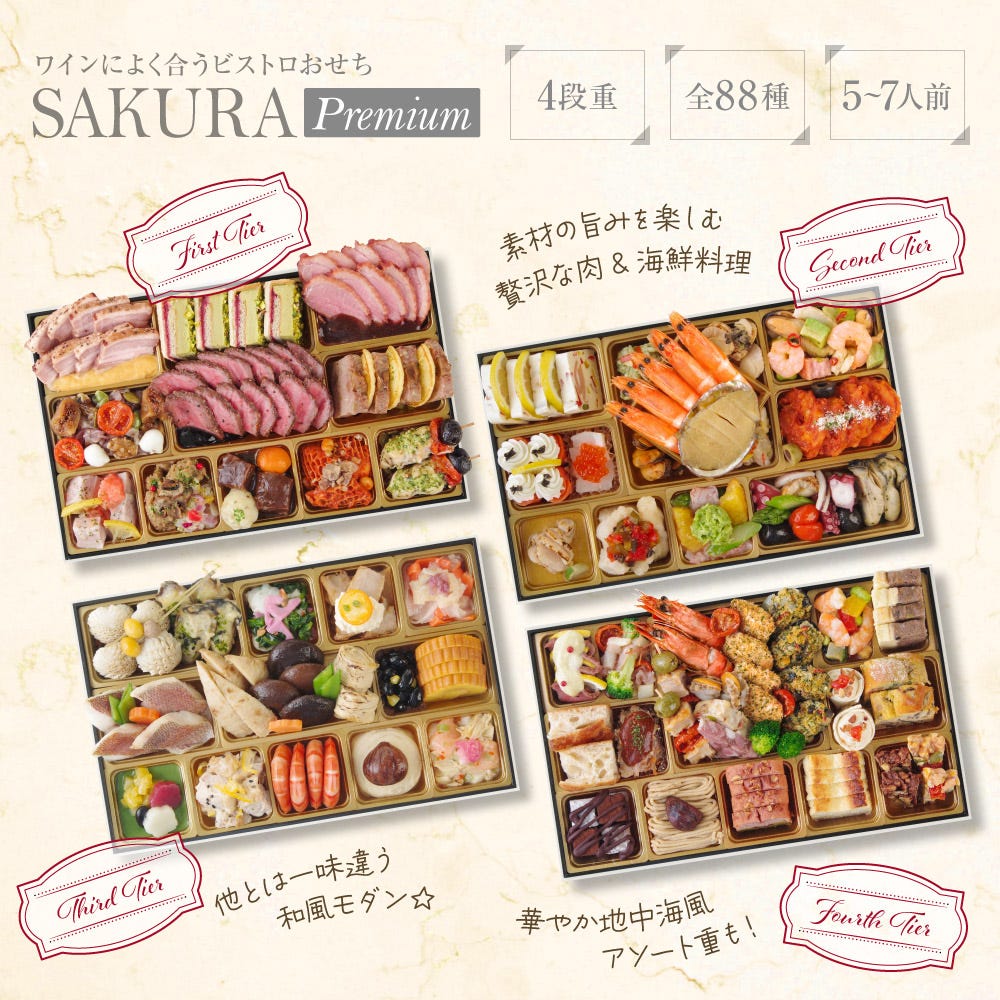 メニュー1 ビストロおせち オードブル おせち料理 