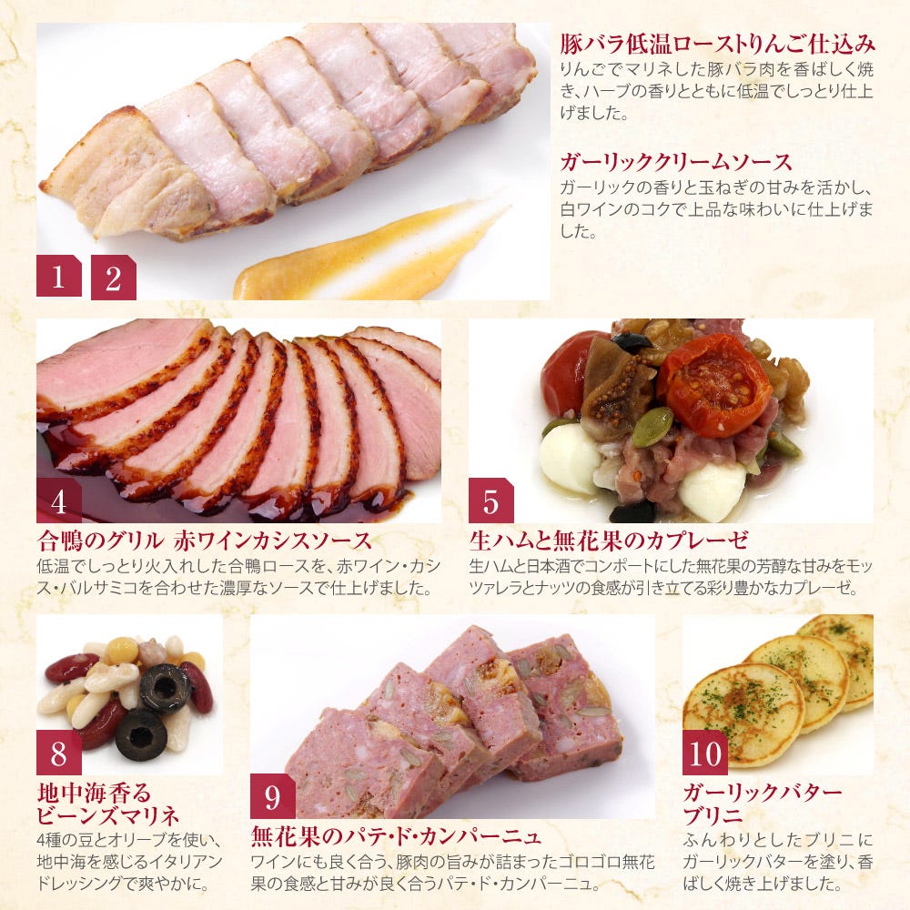 メニュー4 ビストロおせち オードブル おせち料理 
