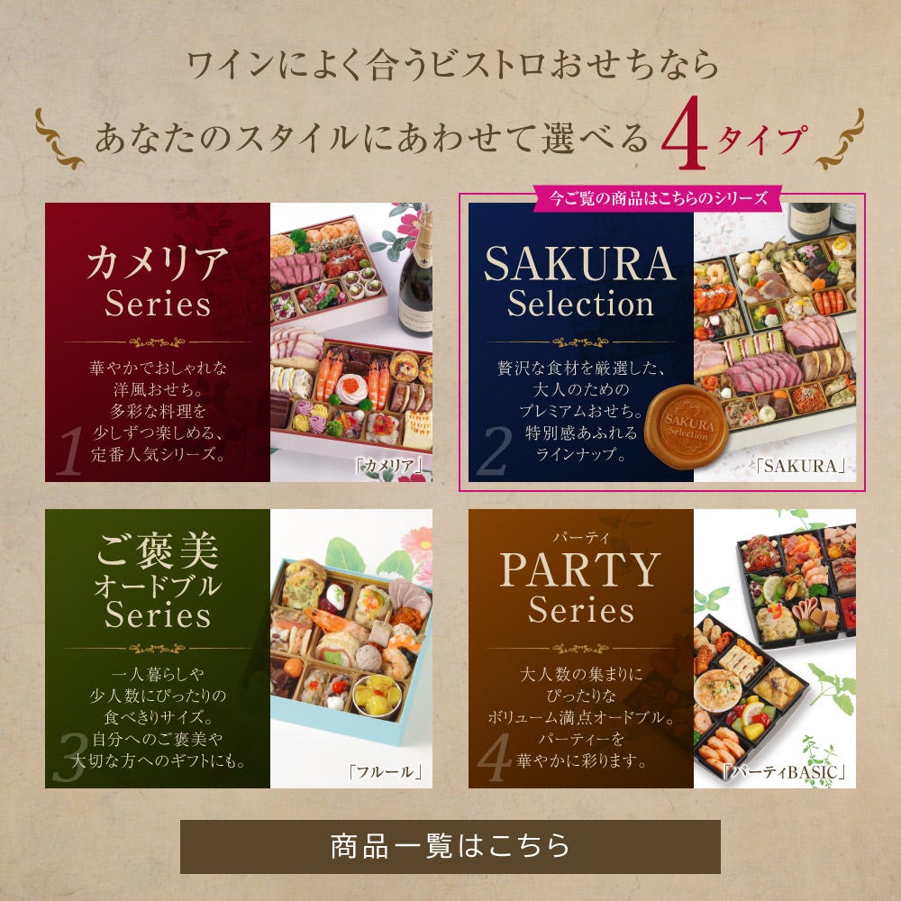 メニュー6 ビストロおせち オードブル おせち料理 