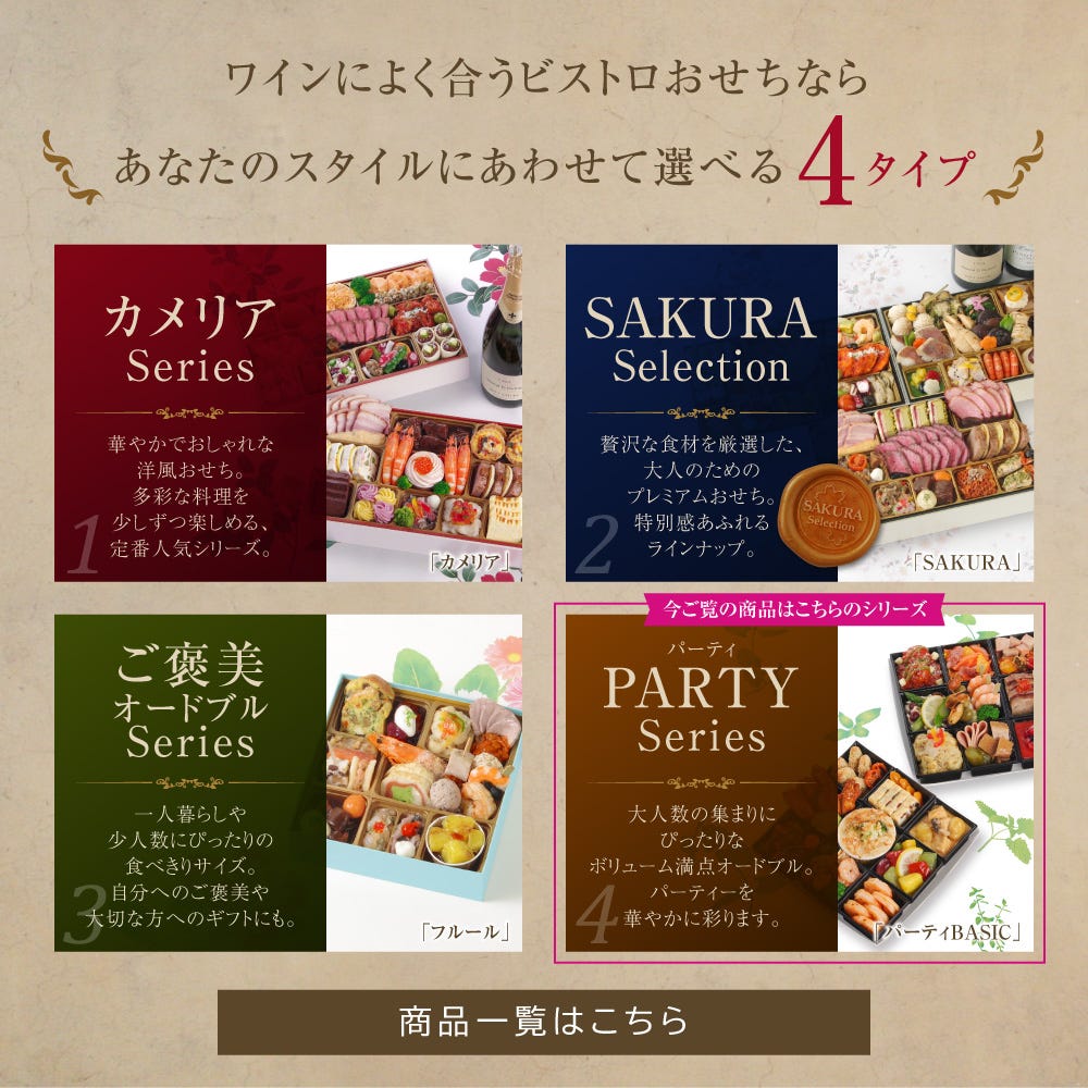 メニュー6 ビストロおせち オードブル おせち料理 