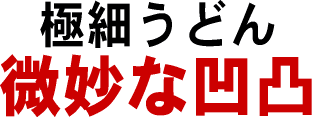 極細うどん（初釜うどん）