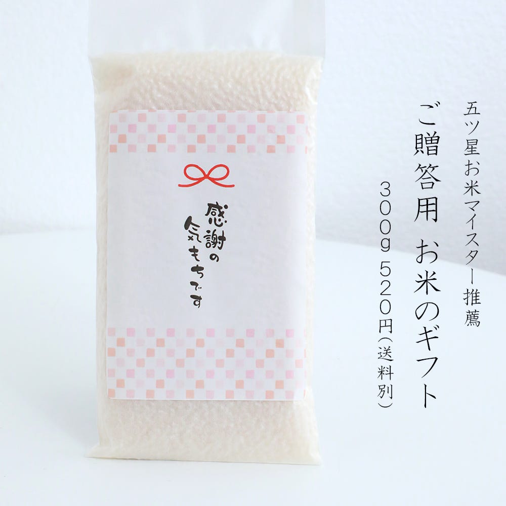 お米 ギフト   使い切りパック300g（約2合）