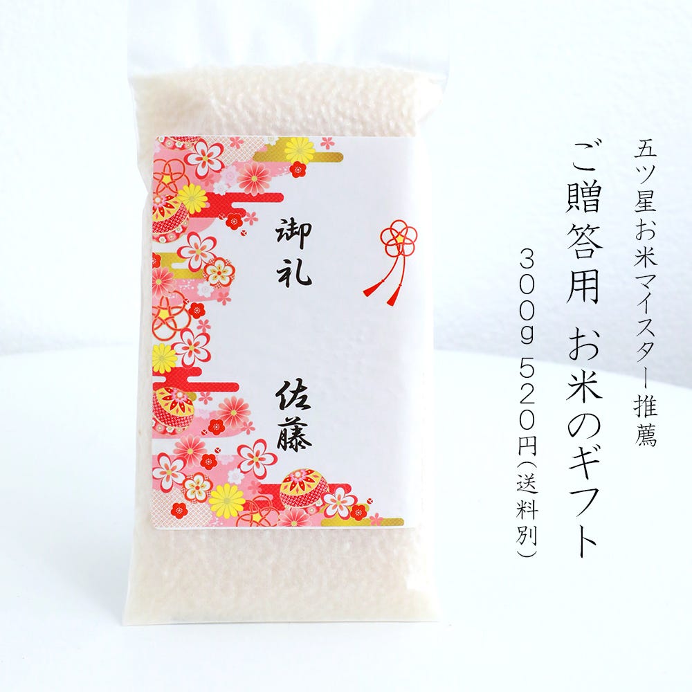 お米 ギフト   使い切りパック300g（約2合）