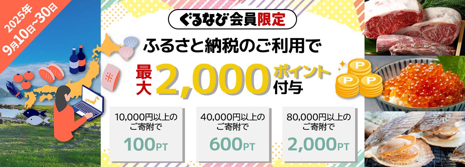 ふるさと納税ポイントアップクーポン
