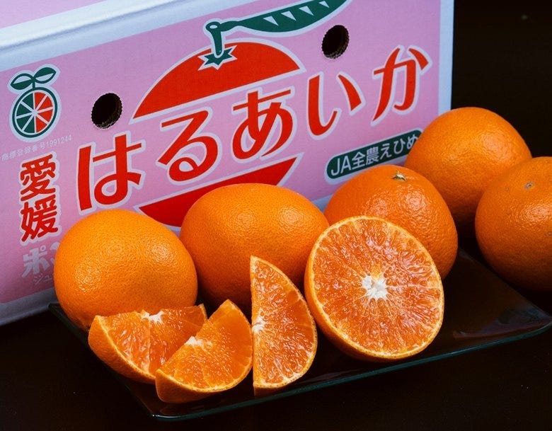 【限定製作】 新品種 はるあいか 愛媛県産 柑橘 S～4L 約2.4kg 簡易箱 ※常温 果物