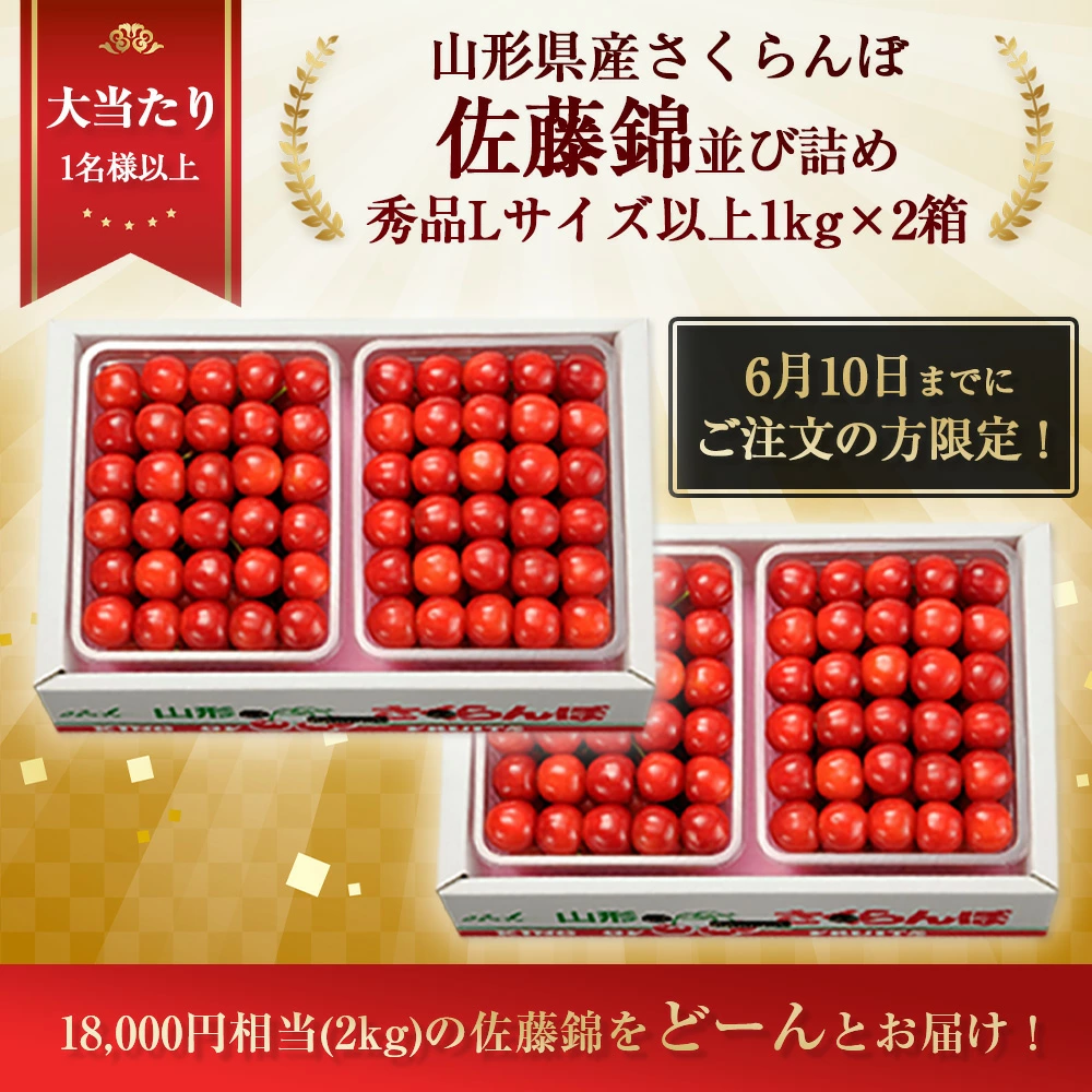 さくらんぼラッキーくじ