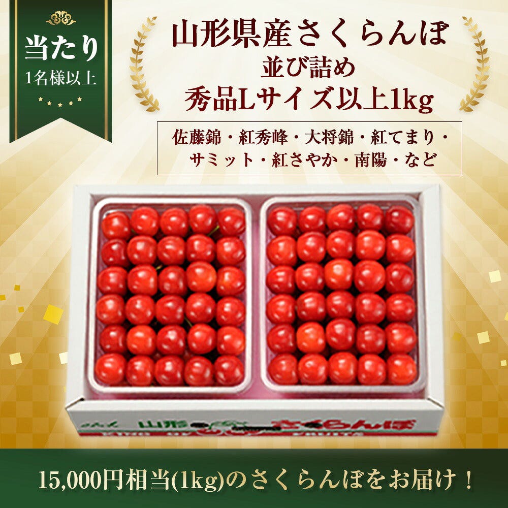 さくらんぼラッキーくじ