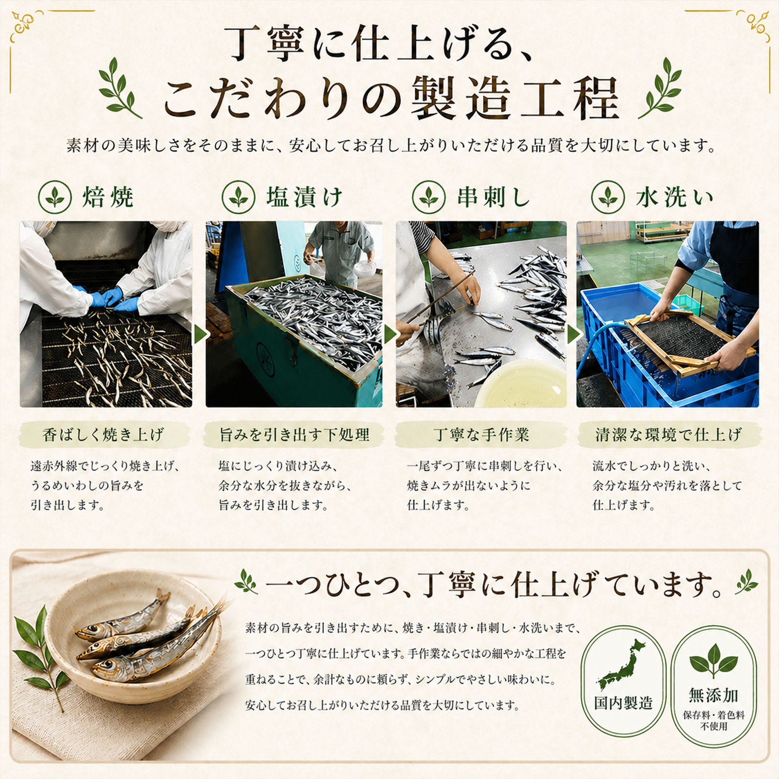 製造のこだわり